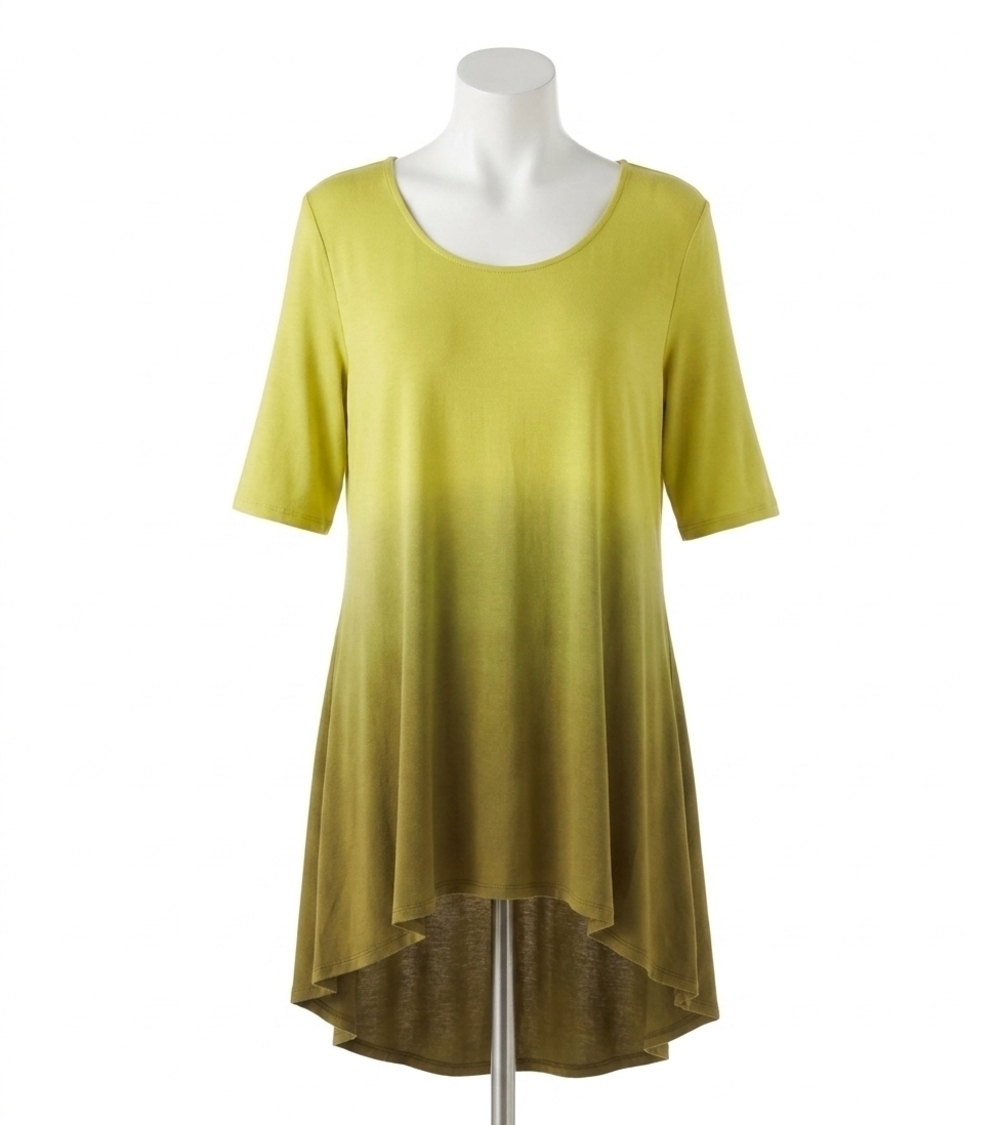 NEW STELLA CARAKASI raise the bar top in kiwi dip dye